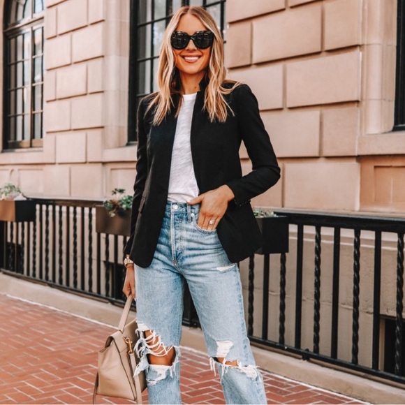 J Crew Black Regent Blazer 0 - Picture 2 of 2